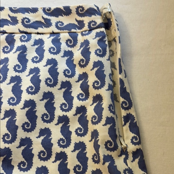 Brooks Brothers Beach/Seahorse Brooks Brothers Seahorse Print Skirt - size 12 - Picture 7 of 10